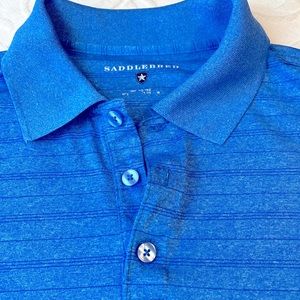 SADDLEBRED mens LARGE polo
